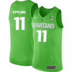 Men Keith Appling Michigan State Spartans #11 Nike NCAA 2020 Green Authentic College Stitched Basketball Jersey EZ50A27ET